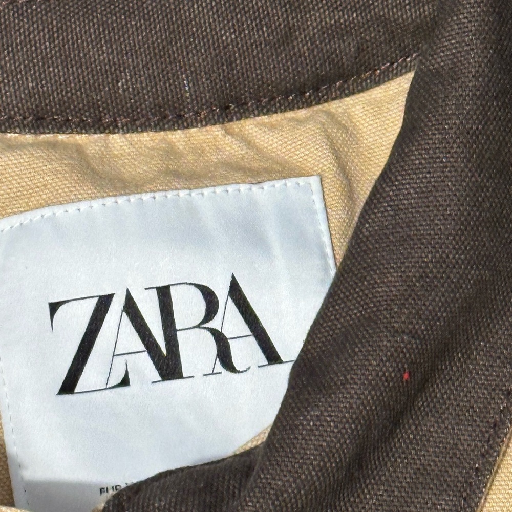 Zara Women’s Cropped Utility Barn Jacket Xsmall XS - Picture 12 of 12